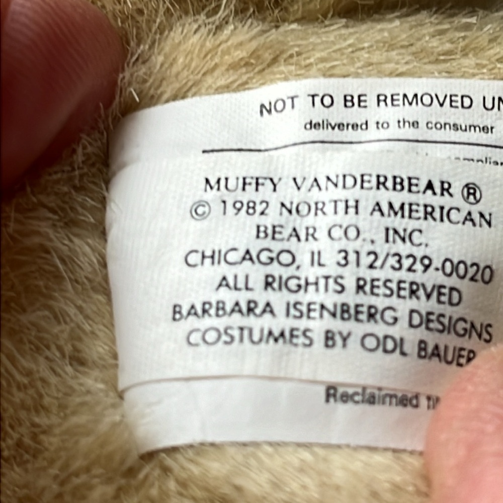 Muffy Vanderbear Jointed Tedd Bear - Picture 8 of 8